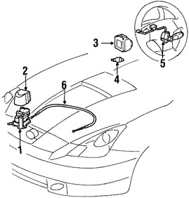 Foto de Mdulo de Control de Crucero Original para Toyota Celica 2000 2001 2002 2003 2004 2005 Marca TOYOTA Nmero de Parte 8824020451