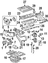 Foto de Empacaduras Plenum Original para Toyota Avalon Toyota Camry Toyota Sienna Toyota Highlander Lexus ES300 Lexus RX300 Marca TOYOTA N�mero de Parte 1717662030