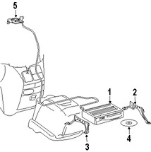 Foto de Soporte de Modulo de Control de GPS Original para Toyota Sienna 2004 Marca TOYOTA Nmero de Parte 8627445010