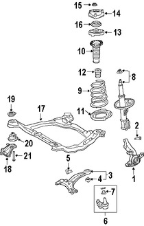 Foto de Soporte / Compacto del motor Original para Toyota Sienna Marca TOYOTA Nmero de Parte 5110008010