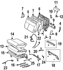 Foto de Perilla de ajuste de asiento Original para Toyota Sienna Marca TOYOTA Nmero de Parte 7250708020E0