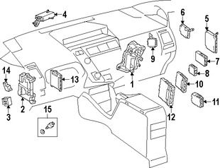 Foto de Modulo de Control de Faro de Xenon Original para Toyota Prius V 2012 2013 2014 2015 2016 2017 Marca TOYOTA Nmero de Parte 8996047170