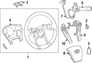 Foto de Timon / Volante / Manubrio Original para Toyota Prius V Toyota Prius Toyota  Toyota Prius C Marca TOYOTA Nmero de Parte 4510047150C0