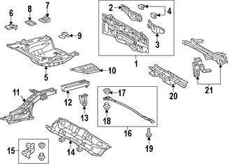 Foto de Panel posterior Original para Toyota Prius V 2012 2013 2014 2015 2016 2017 Marca TOYOTA Nmero de Parte 5830747080