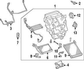 Foto de Elemento del Calentador de Climatizaci�n Original para Toyota Prius C Marca TOYOTA N�mero de Parte 8771052090