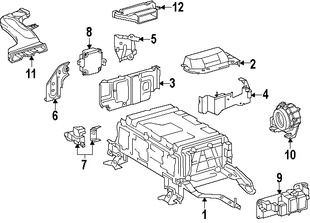 Foto de Bater�a H�brida Original para Toyota Prius C 2012 2013 2014 2015 2016 2017 Marca TOYOTA Remanufacturado N�mero de Parte G951052031