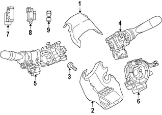 Foto de Interruptor Combinado Original para Toyota Prius C Toyota Yaris Marca TOYOTA N�mero de Parte 8414047161