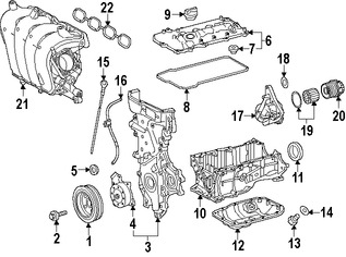 Foto de Cubierta de Correa del Tiempo Original para Toyota Corolla 2014 2015 2016 2017 Toyota  2017 Scion iM 2016 Marca TOYOTA Nmero de Parte 113100T010