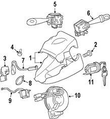 Foto de Interruptor Combinado Original para Scion tC 2005 2006 2007 2008 2009 2010 Marca TOYOTA N�mero de Parte 8414020670
