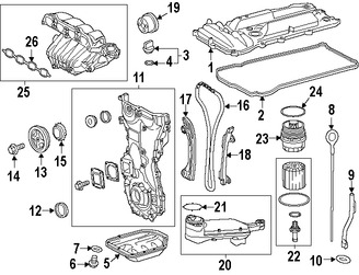 Foto de Empacadura del Mltiple de Admisin Original para Toyota  Scion Marca TOYOTA Nmero de Parte 171710V010