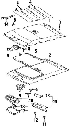 Foto de Bombilla de luz de mapa Original para Lexus Toyota Marca TOYOTA Nmero de Parte 9008498049
