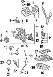 Foto de C�rter Original para Toyota  Lexus Marca TOYOTA N�mero de Parte 121010P040