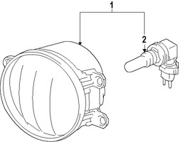 Foto de Bombilla de la luz de niebla Original para Toyota  Lexus Marca TOYOTA Nmero de Parte 9098113090