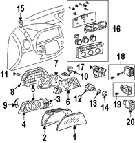 Foto de Bombilla de Panel de Instrumentos Original para Toyota Tundra Toyota 4Runner Toyota Sequoia Lexus IS300 Marca TOYOTA Nmero de Parte 8312060020