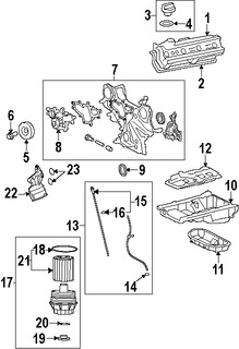 Foto de Anillo toroidal de la carcasa del filtro de aceite Original para Toyota Lexus Scion Marca TOYOTA Nmero de Parte 9030179006