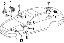 Foto de Interruptor de la Unidad de Control de Tracci�n Original para Toyota Lexus Marca TOYOTA N�mero de Parte 8665204010