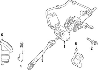 Foto de Eje de Columna de Direccin Original para Lexus CT200h Toyota Prius Toyota  Toyota Prius V Scion xB Marca TOYOTA Nmero de Parte 4522112330