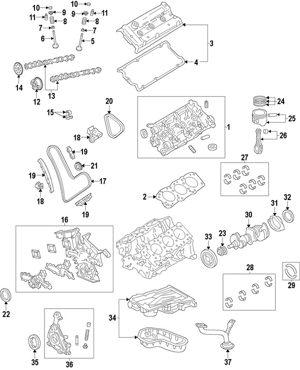 Foto de Arbol de Levas Original para Toyota Tacoma Toyota 4Runner Toyota Tundra Toyota FJ Cruiser Marca TOYOTA Nmero de Parte 1305431010