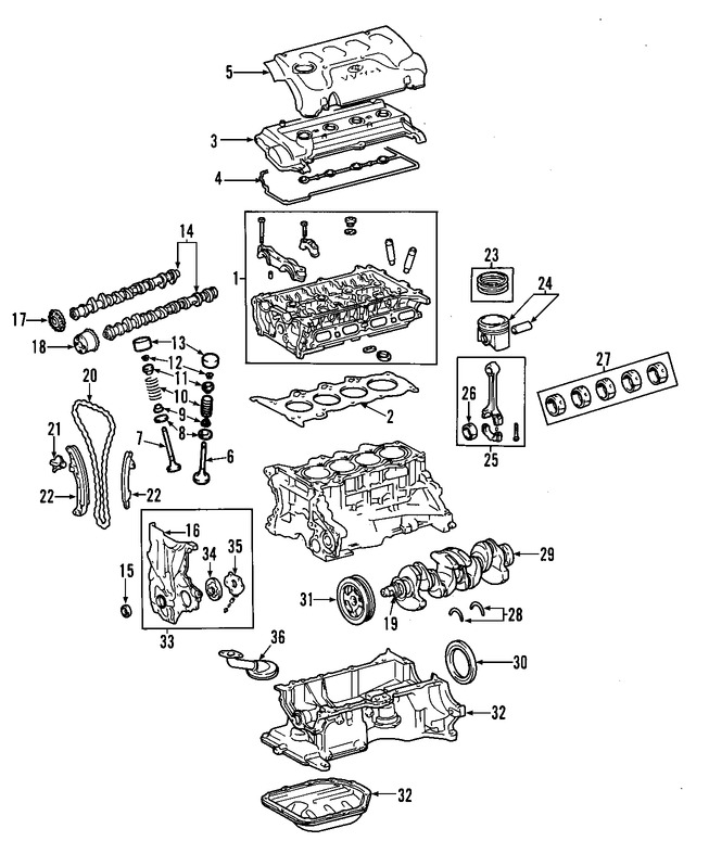 Motor Completo Original para Toyota Yaris 2007 Marca TOYOTA Número de