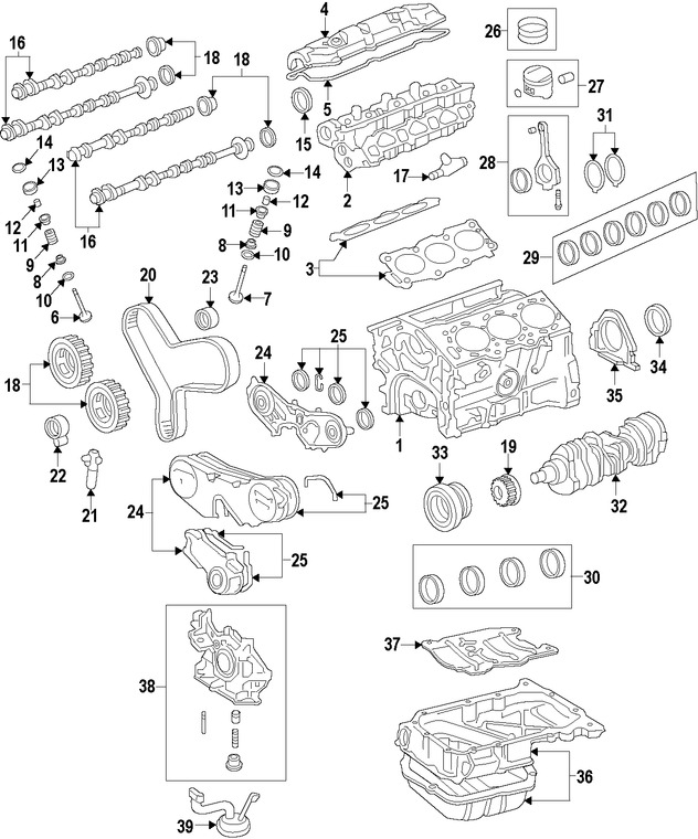 Foto de Seguidor del rbol de levas Original para Lexus Toyota Marca TOYOTA Nmero de Parte 1375146740
