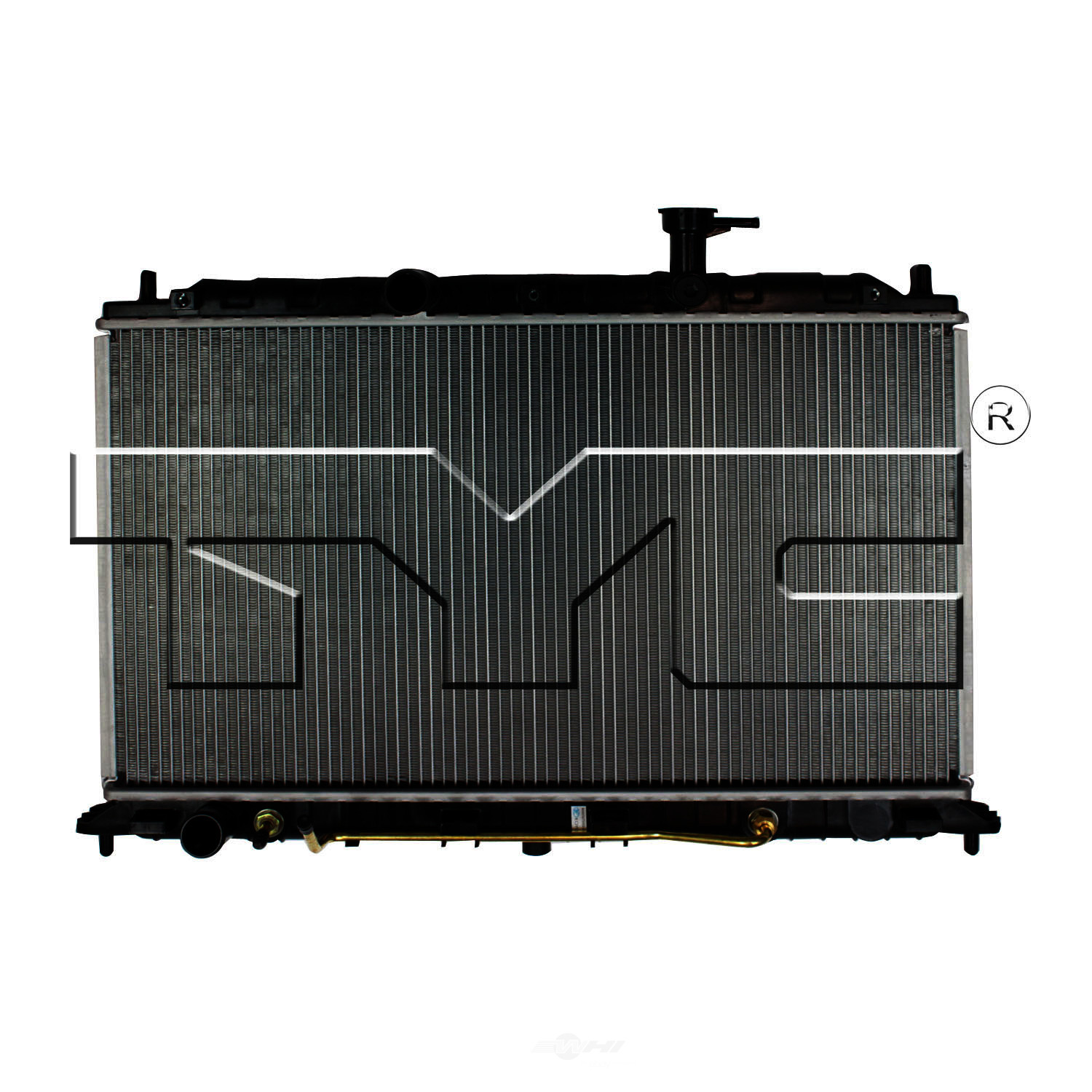 Foto de Montura del radiador para Kia Rio 2010 2011 Marca TYC N�mero de Parte 2820