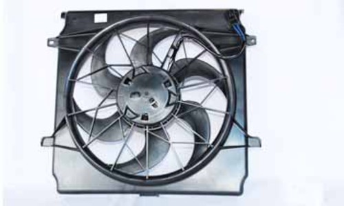 Foto de Ventilador Dual Condensador y Radiador  para Jeep Liberty 2004 2005 2006 2007 Marca TYC Nmero de Parte #621140