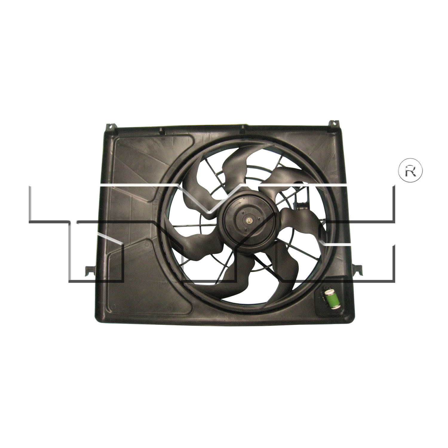 Foto de Ventilador Dual Condensador y Radiador  para Kia Optima 2006 2007 2008 2009 2010 Marca TYC Nmero de Parte 621720