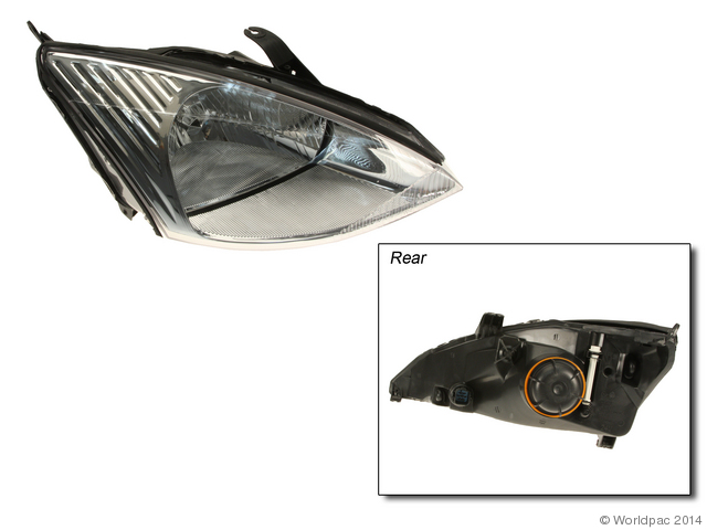 Foto de Conjunto de Faros Delanteros para Ford Focus 2002 2000 2001 Marca Tyc N�mero de Parte W0133-1844391