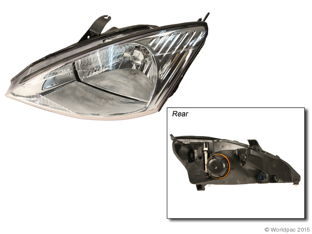 Foto de Conjunto de Faros Delanteros para Ford Focus 2002 2000 2001 Marca Tyc N�mero de Parte W0133-1844392