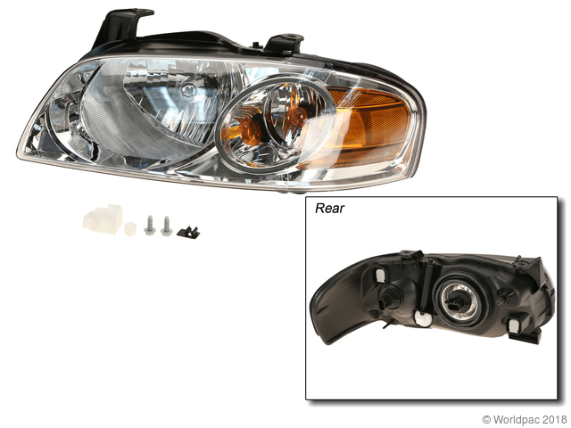 Foto de Conjunto de Faros Delanteros para Nissan Sentra 2004 2005 2006 Marca Tyc Nmero de Parte W0133-1966799