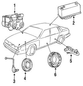 Foto de Mdulo de control de ABS Original para Volvo Marca VOLVO Nmero de Parte 3523142