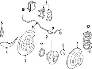 Foto de Lnea hidrulica de Freno Original para Volvo S70 1998 Volvo V70 1998 Marca VOLVO Nmero de Parte 1277117