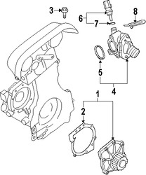 Foto de Clip de Sensor de Temperatura de Refrigerante de Motor Original para Volvo C70 Volvo S60 Volvo S60 Cross Country Volvo Marca VOLVO Nmero de Parte 30650462
