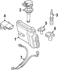 Foto de Computadora del Motor Original para Renault Alliance Volvo C70 Volvo S40 Volvo C30 Volvo V50 Marca VOLVO Nmero de Parte 36002557