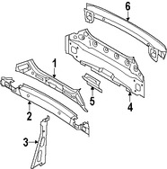 Foto de Panel posterior Original para Volvo C70 Marca VOLVO N�mero de Parte 31256638