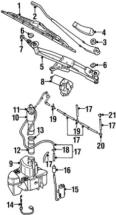 Foto de Cubierta del Brazo Limpiaparabrisas Original para Volvo S80 Volvo V70 Volvo XC70 Volvo S60 Marca VOLVO Nmero de Parte 9484620