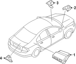 Foto de Sensor Angulo de Direccin Original para Volvo Marca VOLVO Nmero de Parte 31252953