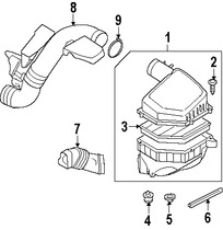 Foto de Empacadura de la carcasa del filtro de Aire Original para Volvo S80 Volvo V70 Volvo XC70 Marca VOLVO Nmero de Parte 30740953