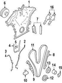 Foto de Tensor de la Cadena del Tiempo Original para Volvo S80 Volvo XC90 Marca VOLVO Nmero de Parte 30720157