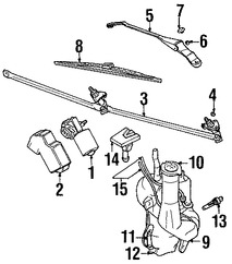 Foto de Tapa de Depsito de Lquido Limpiaparabrisas Original para Volvo V40 2000 Volvo S40 2000 Marca VOLVO Nmero de Parte 30859454