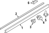 Foto de Enganche de cubierta de parachoques Original para Volvo S40 Volvo V40 Marca VOLVO Nmero de Parte 30872799