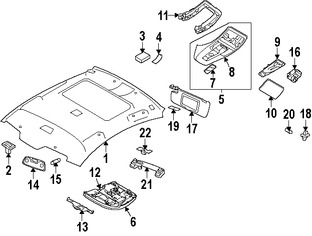 Foto de Lente de luz de mapa Original para Volvo S40 Volvo V50 Volvo C70 Marca VOLVO Nmero de Parte 30673233