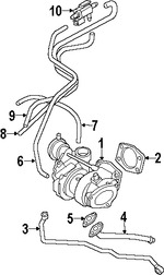 Foto de Tubo de Aceite del Turbo Original para Volvo XC90 2003 2004 2005 2006 Marca VOLVO Nmero de Parte 8699255