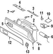 Foto de Guantera Original para Volvo XC90 2003 2004 2005 2006 2007 Marca VOLVO Nmero de Parte 30722840