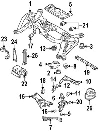 Foto de Tapa Puntal De Suspensin Original para Volvo XC90 Marca VOLVO Nmero de Parte 8646883