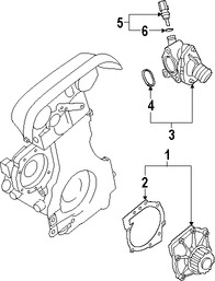 Foto de Empacadura de la carcasa del termostato del refrig Original para Volvo Marca VOLVO Nmero de Parte 8642620