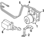 Foto de Modulador de frenos ABS Original para Volvo V50 Volvo C70 Volvo S40 Volvo C30 Marca VOLVO Nmero de Parte 36001319