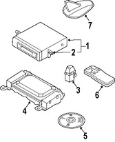 Foto de Soporte de Modulo de Control de GPS Original para Volvo V50 Volvo C30 Volvo S40 Volvo C70 Marca VOLVO Nmero de Parte 30775729