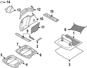 Foto de Panel / guardafango posterior lateral Original para Volvo V50 2008 2009 2010 2011 Marca VOLVO Nmero de Parte 39882104