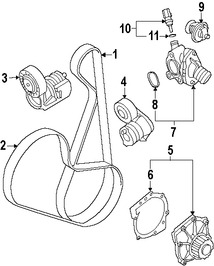 Foto de Kit de Termostato de Refrigerante del Motor  Original para Volvo Marca VOLVO Nmero de Parte 31319608